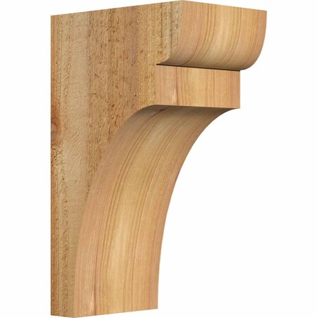Ekena Millwork Yorktown Rough Sawn Corbel, Western Red Cedar, 4"W x 6"D x 10"H COR04X06X10YOR00RWR